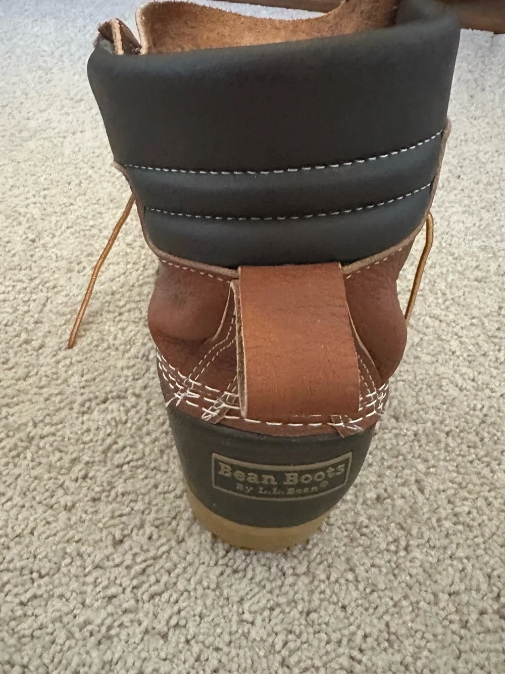 L.L. Bean Men’s Brown and Black Rain & Snow Boots